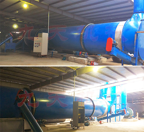 啤酒糟烘干機出口圖