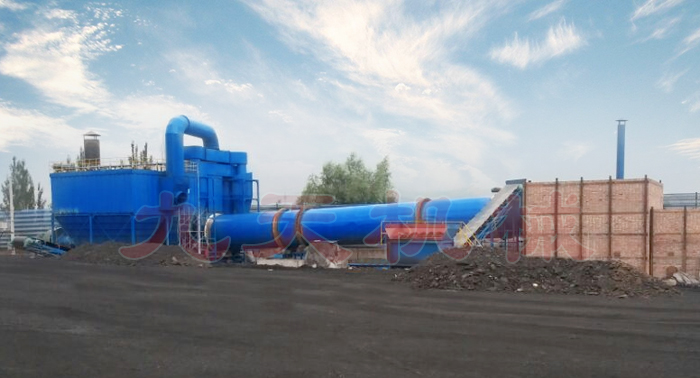 大型發(fā)電廠煤泥烘干機(jī)設(shè)備圖