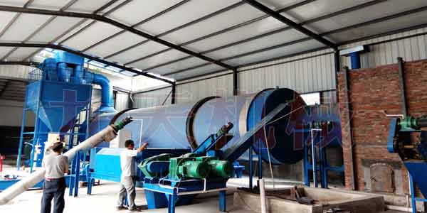 紅啤酒糟烘干機(jī)現(xiàn)場(chǎng)圖