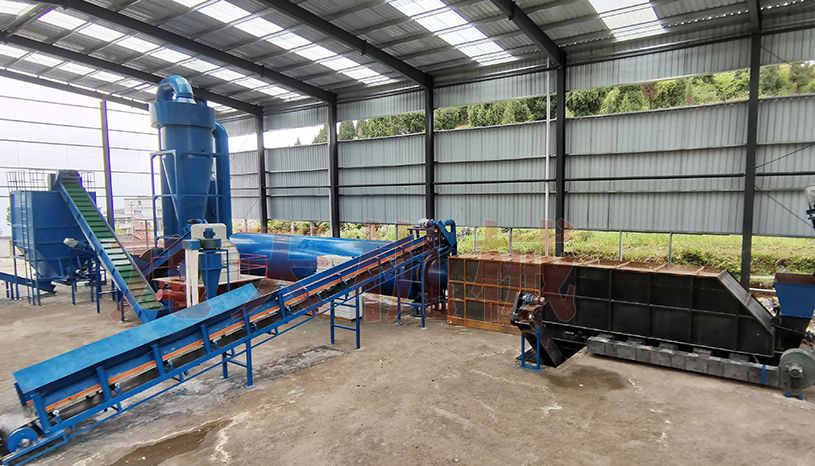 玉米桿粉碎烘干打包一體機圖片