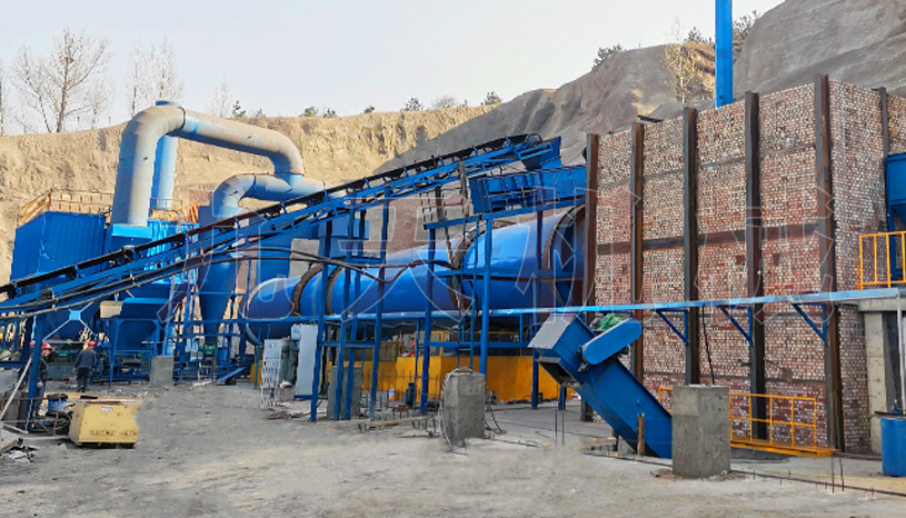 內(nèi)蒙煤泥烘干機(jī)設(shè)備現(xiàn)場(chǎng)圖