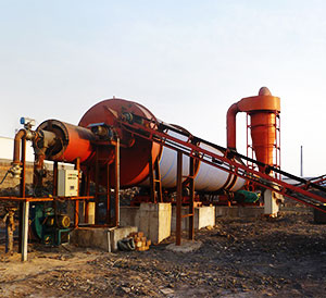 煤泥烘干機(jī)運(yùn)行圖